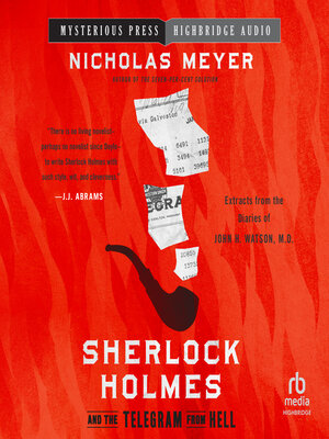 Sherlock Holmes and the Telegram from Hell - Audiobook